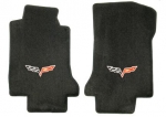 Click Here For Full Product Info E15041 MAT SET-FLOOR-LLOYD'S VELOURTEX-EMBROIDERED APPLIQUE C6 LOGO-COLORS-PAIR-05-E07