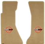 Click Here For Full Product Info E15071R MAT SET-FLOOR-LLOYD'S ULTIMATS-EMBROIDERED APPLIQUE RED C4 LOGO-COLORS-PAIR-91-94