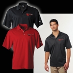 Click Here For Full Product Info E15474 SHIRT-POLO-GRAND SPORT CORVETTE EMBROIDERED EMBLEM-100% POLYESTER-RED