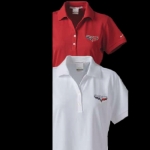 Click Here For Full Product Info E15488 SHIRT-POLO-LADIES-60TH ANNIVERSARY-EMBROIDERED EMBLEM-100% POLYESTER-RED