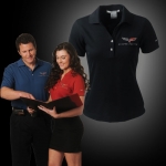 Click Here For Full Product Info E15490 SHIRT-POLO-LADIES-C6-EMBROIDERED EMBLEM-100% POLYESTER-RED