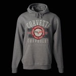 Click Here For Full Product Info E15514 SWEATSHIRT-HOODED-HEATHER GREY-DRIVING AMERICA FORWARD-BLENDED COTTON