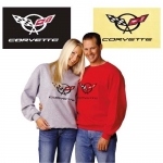 Click Here For Full Product Info E15519 SWEATSHIRT-EMBROIDERED-C5-RED