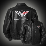 Click Here For Full Product Info E15543 JACKET-LEATHER-BLACK-C5 BOMBER