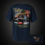Click Here For Full Product Info E15583 SHIRT-CORVETTE WILD HORSEPOWER-BLUE