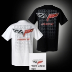 Click Here For Full Product Info E15592 SHIRT-CORVETTE 60TH LOGO-WHITE
