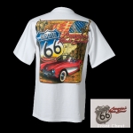 Click Here For Full Product Info E15596 SHIRT-AMERICA'S MAIN STREET R.T. 66-WHITE
