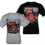 Click Here For Full Product Info E15601 SHIRT-ROUTE 66-BLACK