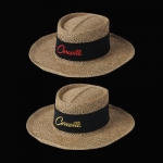 Click Here For Full Product Info E15685 HAT-STRAW-EARLY MODEL-EMBROIDERED CORVETTE EMBLEM-ONE SIZE-2 COLORS