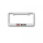 Click Here For Full Product Info E15724 FRAME-LICENSE PLATE-Z06 505HP CORVETTE-CHROME