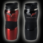 Click Here For Full Product Info E15762 MUG-C6 CORVETTE STAINLESS-BLACK OR RED