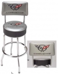 E15774 STOOL-WITH BACK-C5 CORVETTE COUNTER STOOL