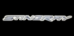Click Here For Full Product Info E15836 SIGN-C7 STINGRAY SCRIPT STEEL-SIZE 18 X2