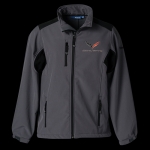 Click Here For Full Product Info E15881 JACKET-MENS-C7 SOFTSHELL-GREY-BLACK