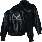 Click Here For Full Product Info E15886 JACKET-MENS-STINGRAY LEATHER BOMBER-BLACK