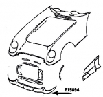 E15894 PANEL-FRONT LOWER-53-55