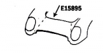 Click Here For Full Product Info E15895 HOOD SURROUND-CENTER WHEEL FORWARD-53-55