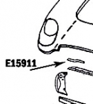 Click Here For Full Product Info E15911 BONDING STRIP-RADIATOR SUPPORT-UPPER RIGHT-53-57