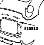 E15913 PANEL-RADIATOR SUPPORT-UPPER-53-55