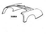 E15914 BODY-REAR UPPER-53-55