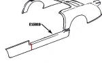 Click Here For Full Product Info E15919 PANEL-REAR ROCKER SECTION-REAR BODY-LEFT HAND-53-55