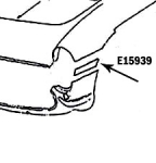Click Here For Full Product Info E15939 BONDING STRIP-FRONT PANEL TO SURROUND-PRESS MOLDED-WHITE-LEFT HAND-56-57