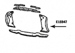 Click Here For Full Product Info E15947 PANEL-SIDE RADIATOR SUPPORT-WHITE-LEFT SIDE-56-57
