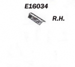 Click Here For Full Product Info E16034 BONDING STRIP-REAR FENDER-FRONT SECTION-PRESS MOLDED-WHITE-RIGHT-56-60