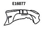Click Here For Full Product Info E16077 SKIRT-INNER-PRESS MOLDED-WHITE-RIGHT HAND-58-62