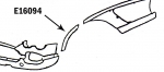 E16094 PANEL-WHEEL OPENING FRONT-PRESS MOLDED-WHITE-LEFT HAND-62