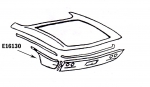 Click Here For Full Product Info E16130 FENDER-REAR LOWER-PRESS MOLDED-WHITE-LEFT HAND-61-62