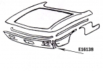 E16138 BONDING STRIP-CORNER-VERTICAL-PRESS MOLDED-WHITE-RIGHT HAND-61-62