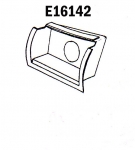 E16142 HOUSING-GAS FILLER-PRESS MOLDED-WHITE-61-62