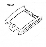 E16147 HOOD SURROUND-PRESS MOLDED-GRAY-63-64