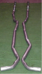 Click Here For Full Product Info E1615 PIPE SET-EXHAUST-ALUMINIZED-2 TO 2.5 INCH-SMALL BLOCK-MANUAL-66-74