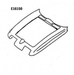 E16150 HOOD SURROUND-PRESS MOLDED-BLACK-67