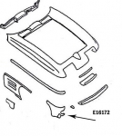 E16172 PANEL-PARK LAMP-PRESS MOLDED-GRAY-RIGHT HAND-64-66