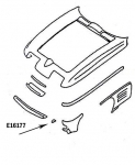 Click Here For Full Product Info E16177 BONDING STRIP-LOWER PANEL-PRESS MOLDED-WHITE-LEFT HAND-63-65