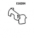 Click Here For Full Product Info E16204 SKIRT-INNER FENDER-PRESS MOLDED-GRAY-RIGHT HAND-63