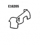 E16205 SKIRT-INNER FENDER-PRESS MOLDED-GRAY-LEFT HAND-63