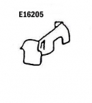Click Here For Full Product Info E16205 SKIRT-INNER FENDER-PRESS MOLDED-GRAY-LEFT HAND-63