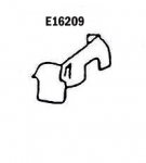 Click Here For Full Product Info E16209 SKIRT-INNER FENDER-PRESS MOLDED-GRAY-LEFT HAND-64