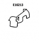 Click Here For Full Product Info E16213 SKIRT-INNER FENDER-PRESS MOLDED-GRAY-LEFT HAND-65