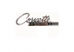 Click Here For Full Product Info E16231 EMBLEM-REAR DECK-CORVETTE STING RAY-WITH OUT FASTENERS-EACH-63-65