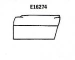 E16274 DOOR-SKIN-ROADSTER-HAND LAYUP-LEFT HAND-65-67