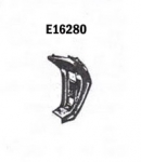 Click Here For Full Product Info E16280 COVER-DOOR HINGE PILLAR-PRESS MOLDED-GRAY-RIGHT HAND-63-66