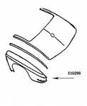 Click Here For Full Product Info E16298 FENDER-REAR-PRESS MOLDED-GRAY-LEFT-65-66
