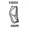 Click Here For Full Product Info E16332 DOOR LOCK PILLAR-COUPE-PRESS MOLDED-GRAY-LEFT HAND-63-66