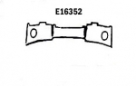 Click Here For Full Product Info E16352 PANEL-REAR EXHAUST-WITH BEZEL FLANGES-PRESS MOLDED-GRAY-64-65
