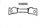 Click Here For Full Product Info E16353 PANEL-REAR EXHAUST-WITH BEZEL FLANGES-PRESS MOLDED-WHITE-64-65